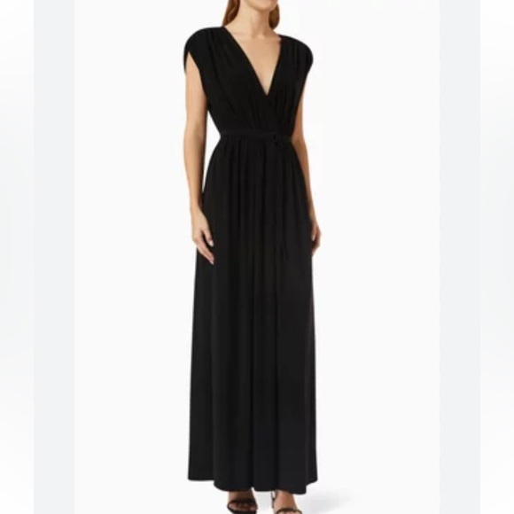 Talbots faux wrap Maxi Sleeveless Jersey Dress Size 1X - Picture 1 of 9